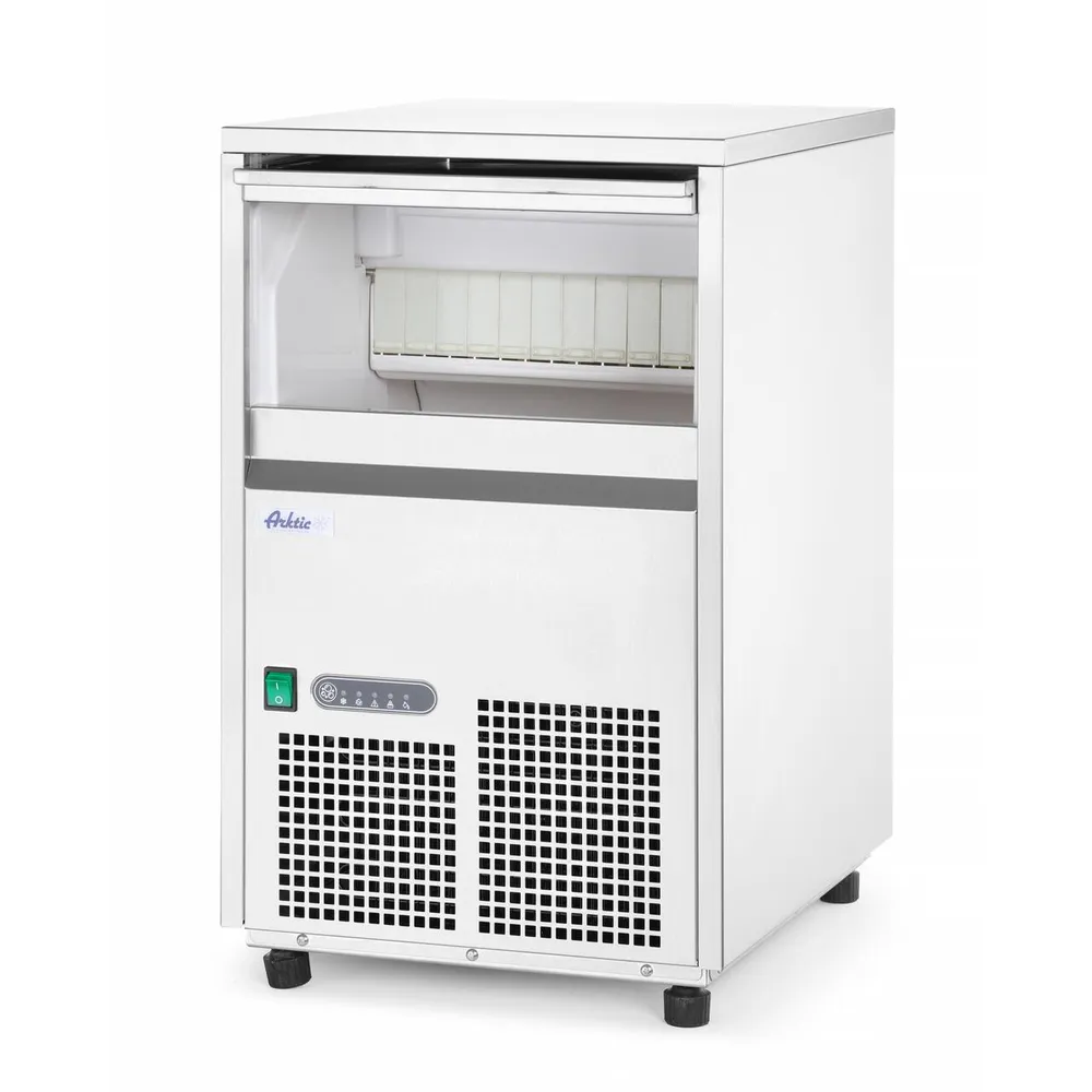 Aparat cuburi gheata transparente 22kg/zi, stocare 6kg, inox [3]