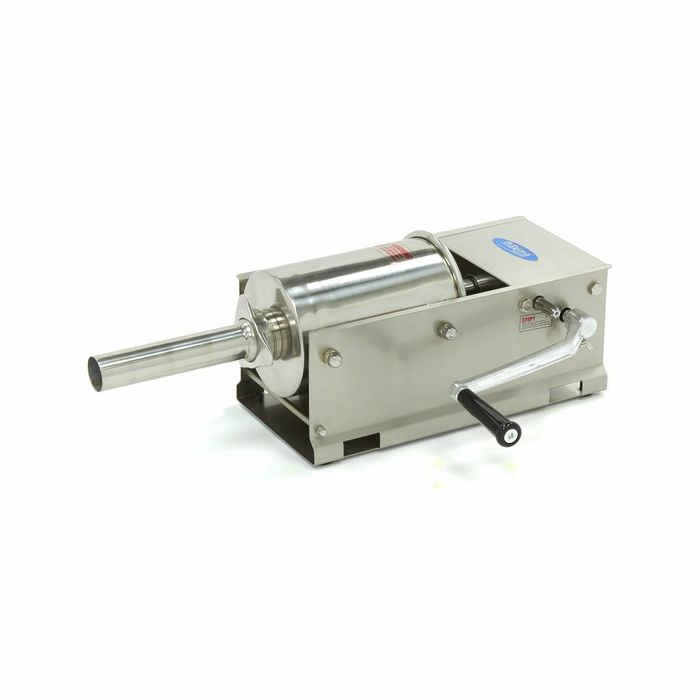 Aparat de facut carnati 3 litri orizontal manual cu 4 palnii inox [1]