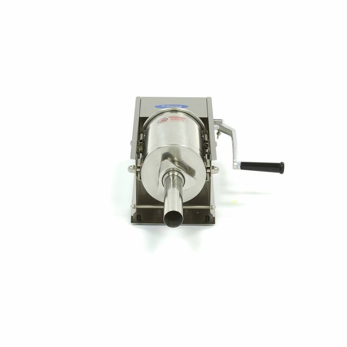 Aparat de facut carnati 3 litri orizontal manual cu 4 palnii inox [7]