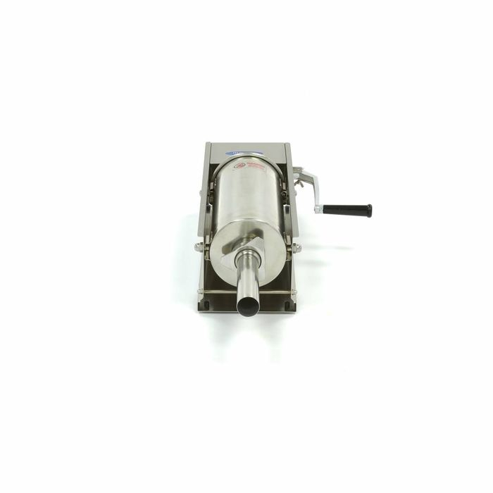 Aparat de facut carnati 5 litri orizontal manual cu 4 palnii inox [7]