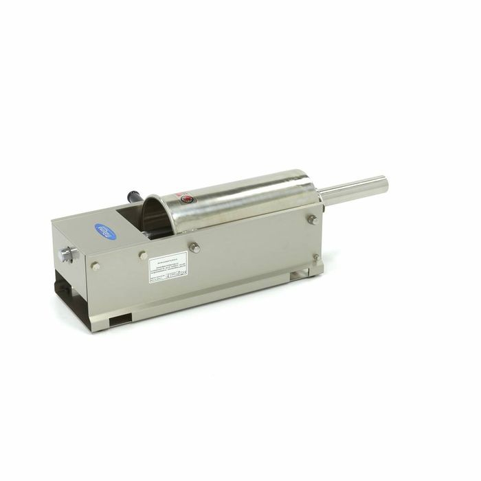Aparat de facut carnati 5 litri orizontal manual cu 4 palnii inox [6]