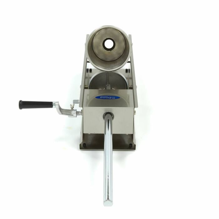 Aparat de facut carnati 7 litri orizontal manual cu 4 palnii inox [4]