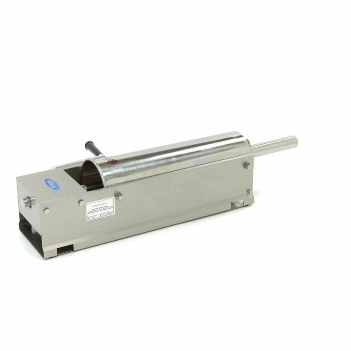 Aparat de facut carnati 7 litri orizontal manual cu 4 palnii inox [6]
