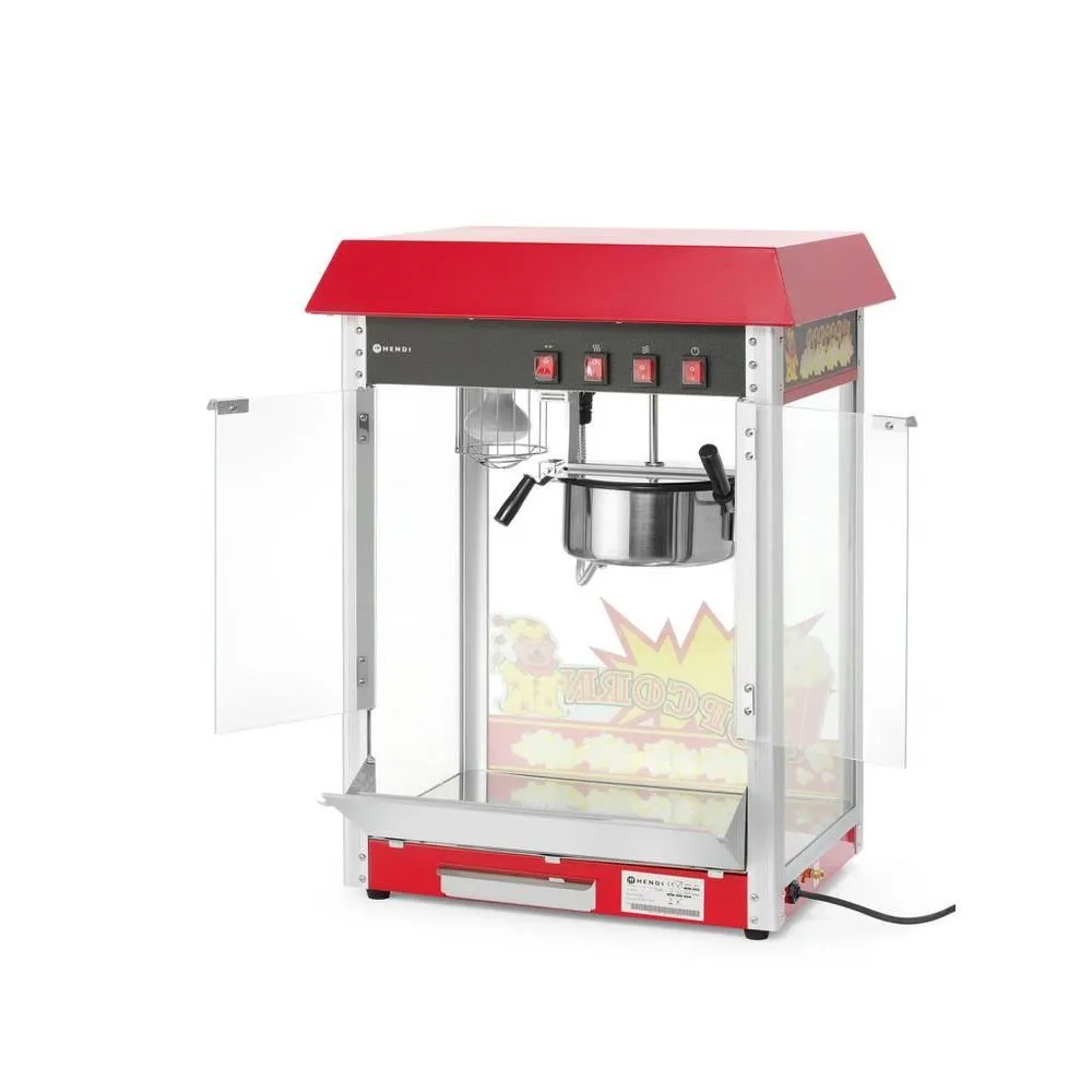 Aparat de popcorn 560x420x770 mm, bol aluminiu, 1350W [3]