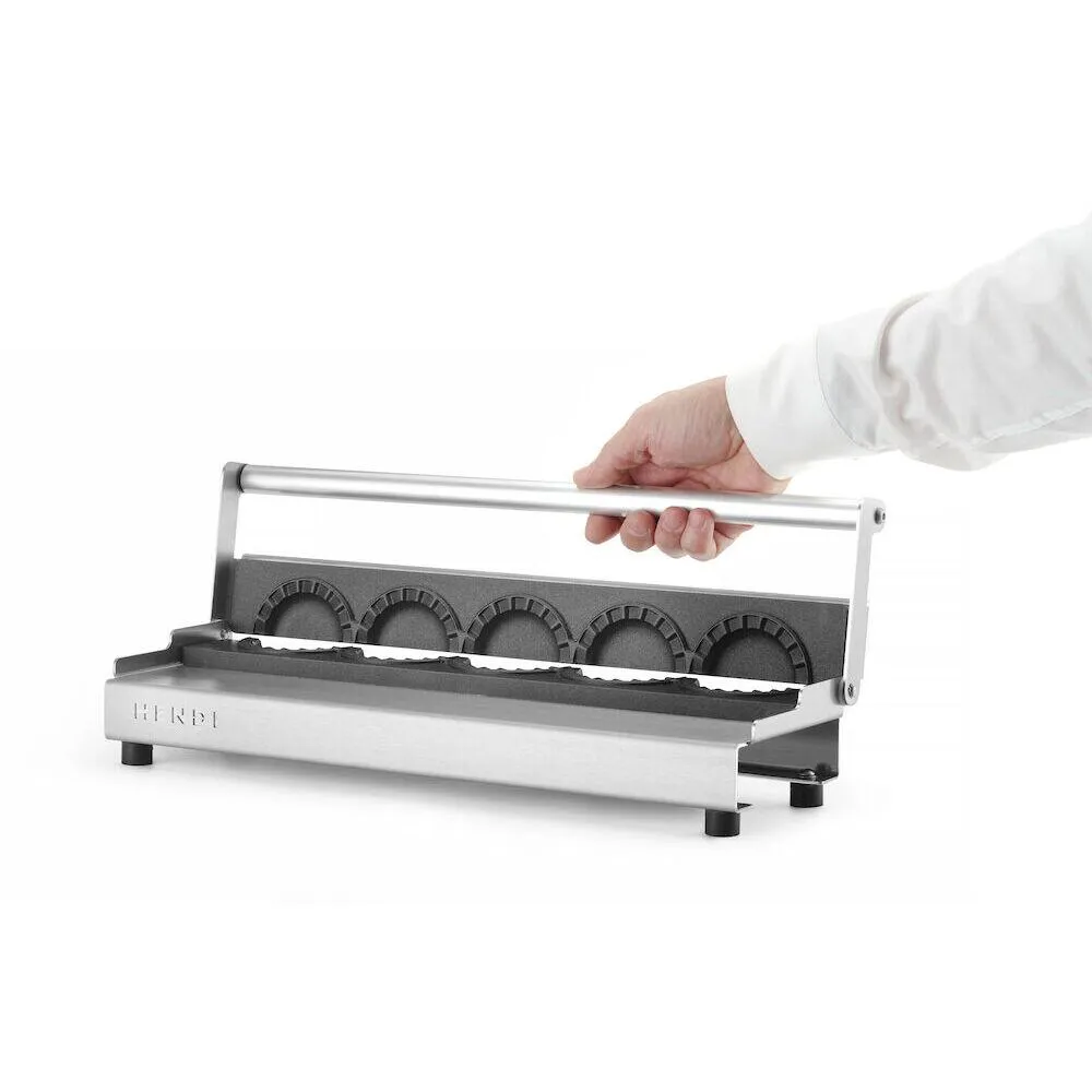 Aparat facut galuste, 5 forme, otel inoxidabil, 47x14 cm [4]