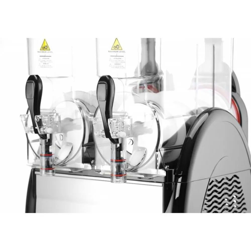 Aparat granita profesional 2 x 12L, digital, 740W [3]