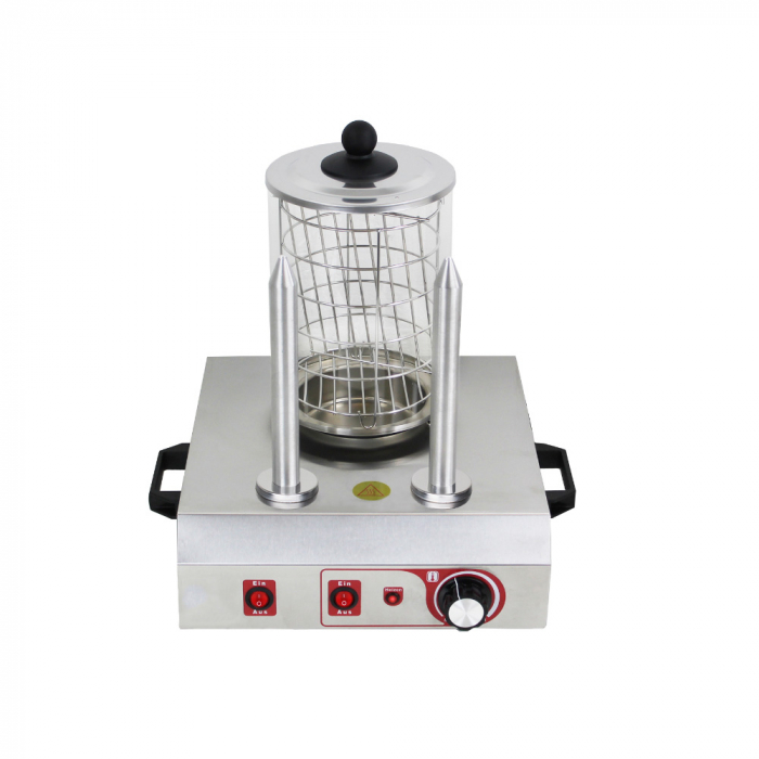 Aparat incalzitor hot-dog 2 tepuse si vas, 230V, 0,55kW, BHG06C [2]