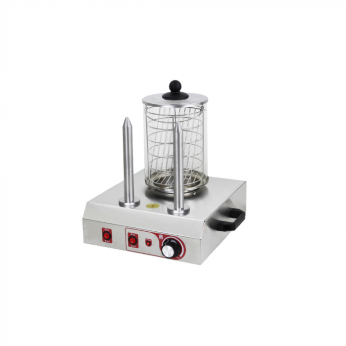 Aparat incalzitor hot-dog 2 tepuse si vas, 230V, 0,55kW, BHG06C [1]