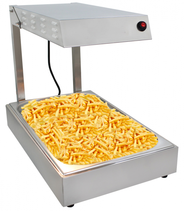 Aparat mentinere la cald cartofi prajiti 530x325x60 mm BWB-1 [2]