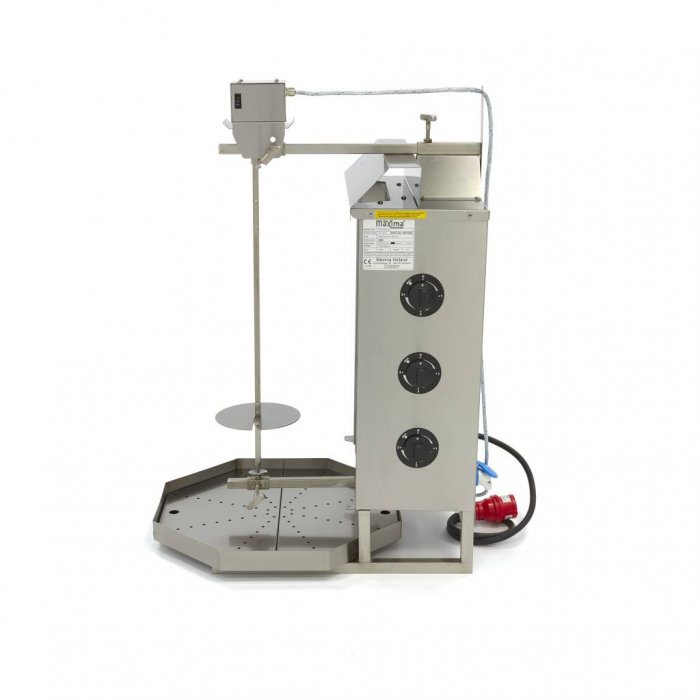Aparat pentru shaorma si kebab electrica cu 3 arzatoare, 30 kg, 5100 W, 230V [3]