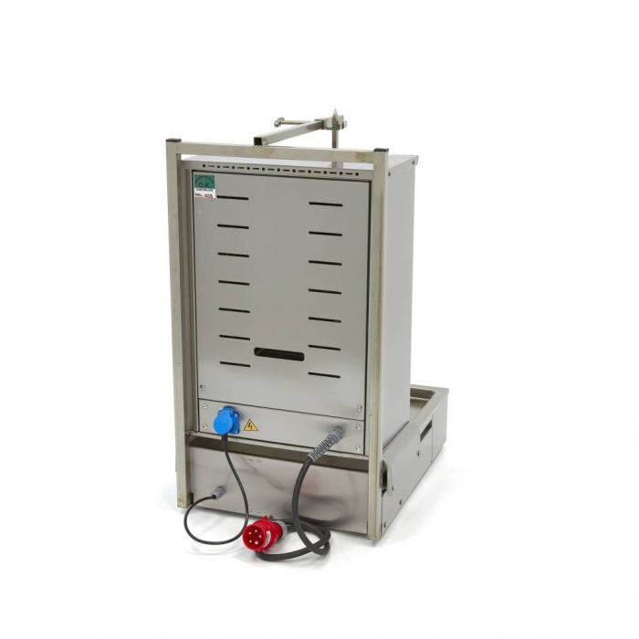 Aparat pentru shaorma si kebab electrica cu 3 arzatoare, 30 kg, 5100 W, 230V [5]