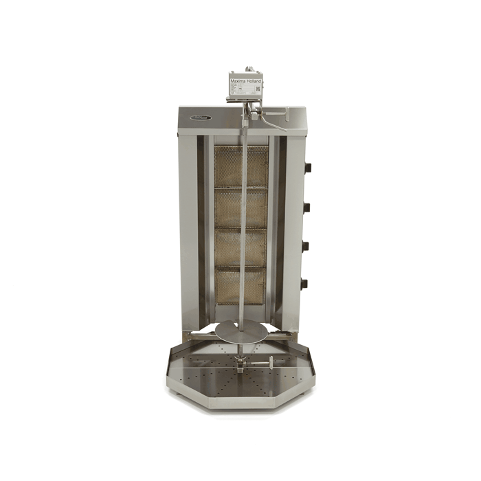 Aparat pentru shaorma si kebab electrica cu 4 arzatoare, 70 kg, 6800 W, 230V [4]