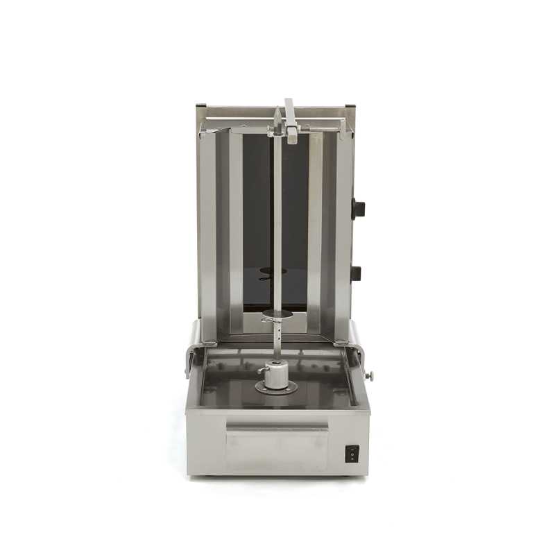 Aparat pentru shaorma si kebab electrica cu 2 arzatoare, 20 kg, 3400 W, 230V [4]