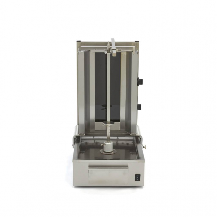 Aparat pentru shaorma si kebab electrica cu 2 arzatoare, 20 kg, 3400 W, 230V [2]