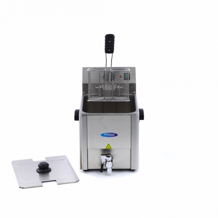 Friteuza electrica cu robinet 8L, 3250W, 230V [3]