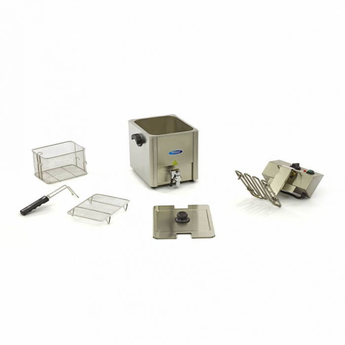Friteuza electrica cu robinet 8L, 3250W, 230V [7]
