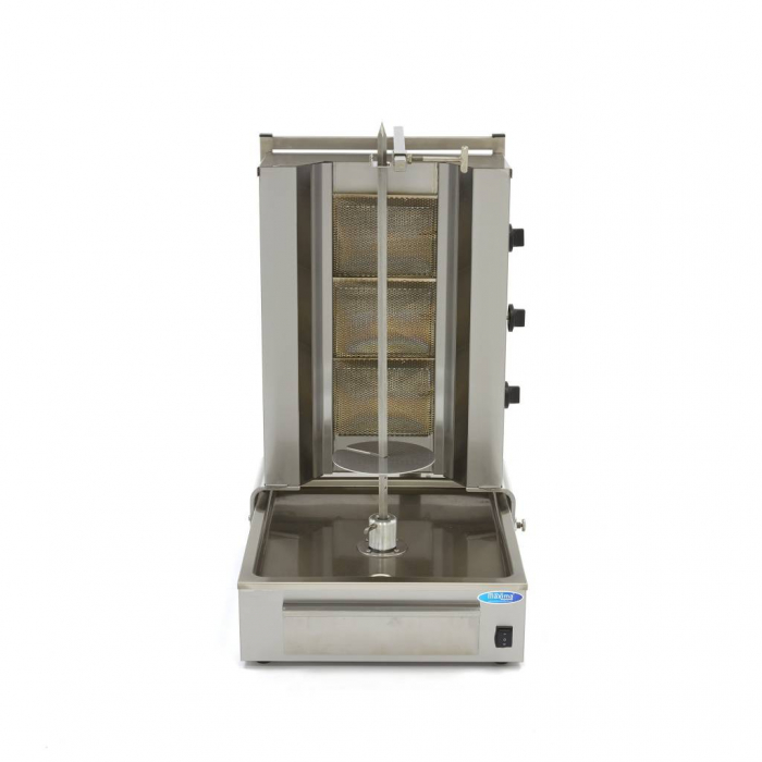 Aparat pentru shaorma si kebab pe gaz cu 3 arzatoare, 40 kg, 9,96 kW [2]