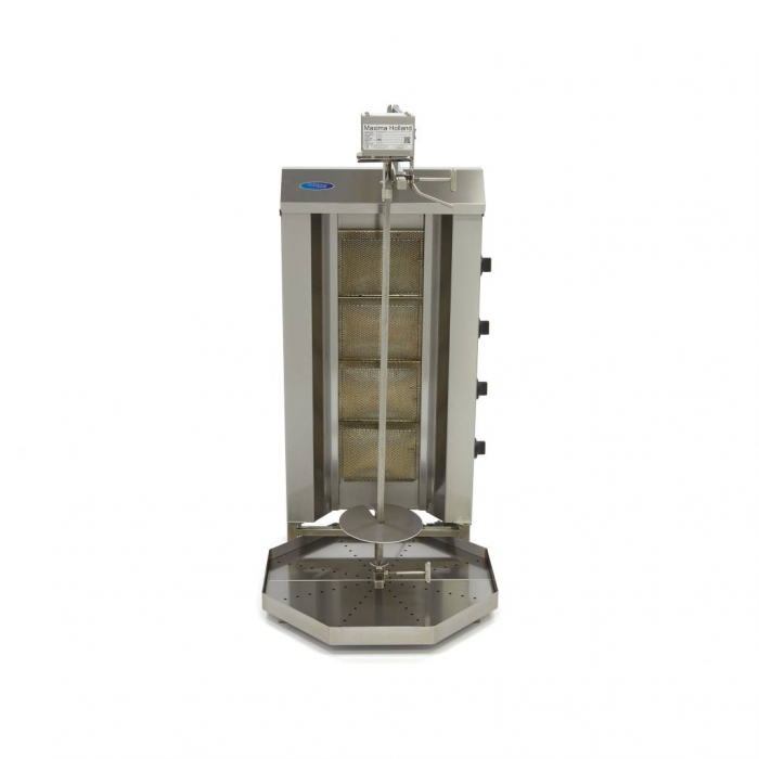 Aparat pentru shaorma si kebab pe gaz cu 4 arzatoare, 50 kg, 13,28 kW [2]