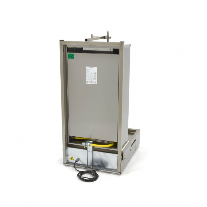 Aparat pentru shaorma si kebab pe gaz cu 4 arzatoare, 70 kg, 13,28 kW [5]