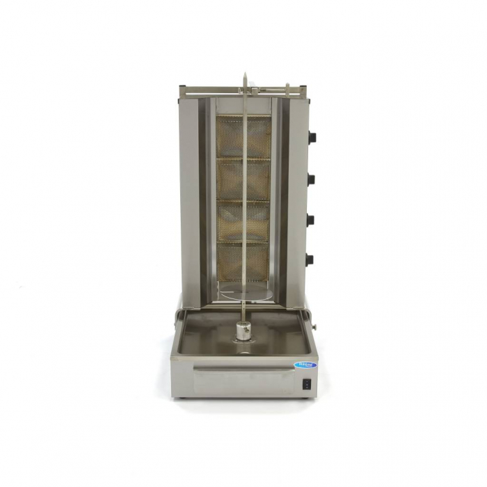 Aparat pentru shaorma si kebab pe gaz cu 4 arzatoare, 70 kg, 13,28 kW [2]