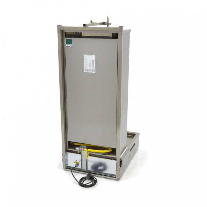 Aparat pentru shaorma si kebab pe gaz cu 5 arzatoare, 100 kg, 16,60 kW [5]