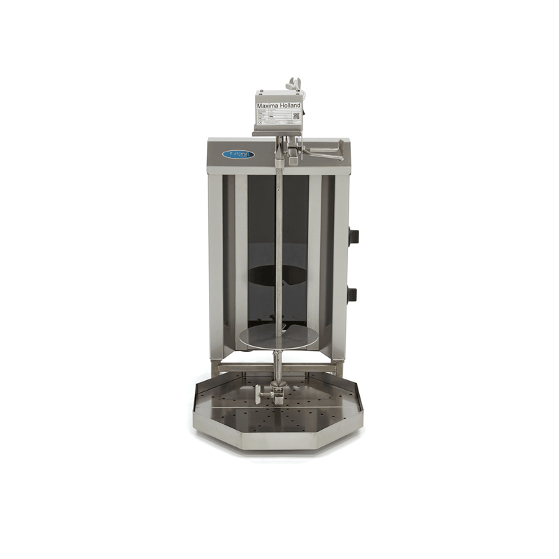 Aparat pentru shaorma si kebab electrica cu 2 arzatoare, 20 kg, 3400 W, 230V [4]