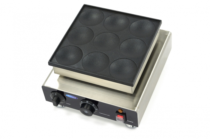 Aparat profesional clatite americane 9 clatite, 230V, 0,9 kW [6]