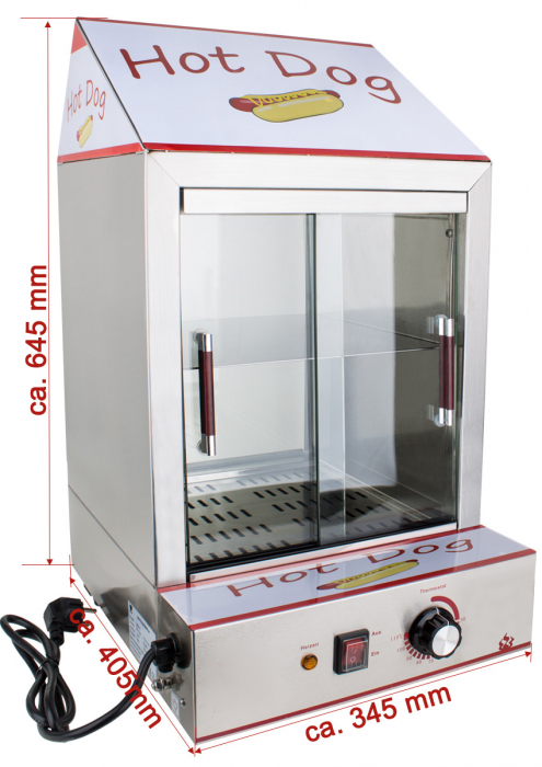 Aparat profesional Hot-dog, 230V, 2kW, HDS-2 [2]