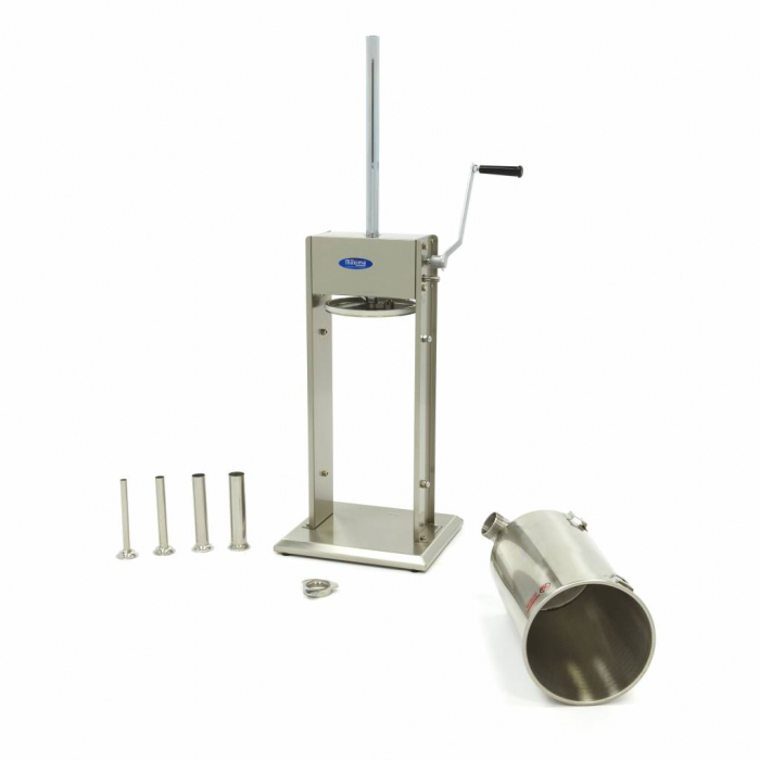Aparat umplut carnati inox 15 litri, 4 palnii incluse [9]