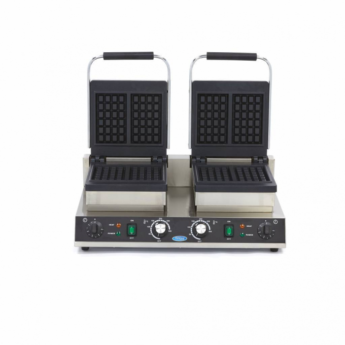 Aparat vafe 2 placi patrata, 230V, 2x1,6 kW [12]