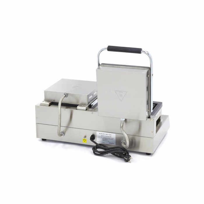 Aparat vafe 2 placi patrata, 230V, 2x1,6 kW [10]