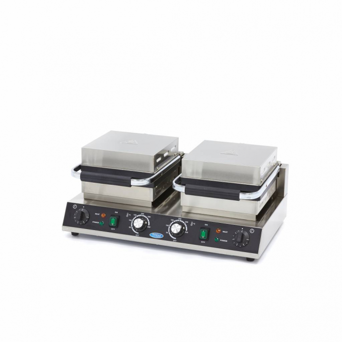 Aparat vafe 2 placi patrata, 230V, 2x1,6 kW [13]