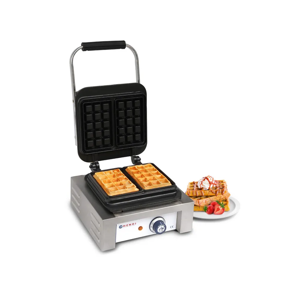 Aparat vafe belgiene, 2200W, 2 vafe, antiaderent [2]