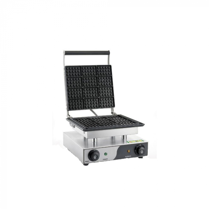 Aparat waffe 1 placa dreptunghiulara, 230V, 1,5 kW, WM15 [1]