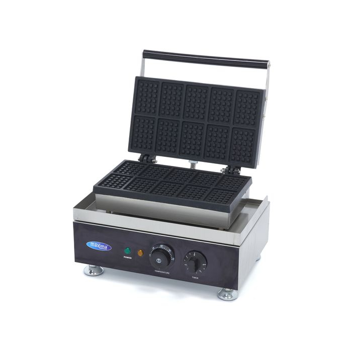Aparat waffe pentru 10 mini waffe belgiene, 1750W, timer integrat [1]