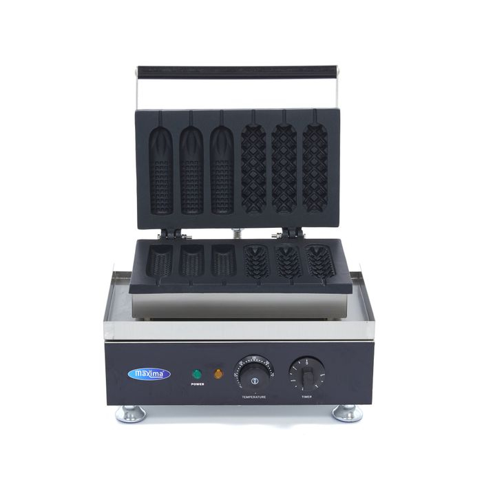 Aparat waffe pentru 6 sticks, corn dogs si hot dogs, 1750W [2]