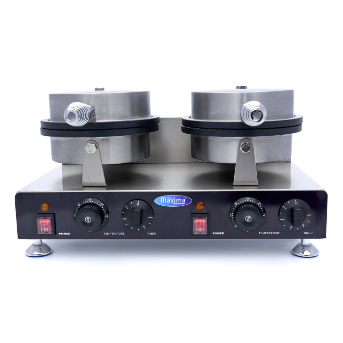 Aparat waffle Ice Cream Cone, 2 forme, 230V, 2,0 kW [6]