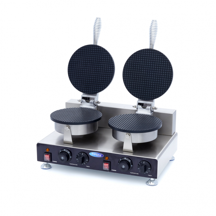 Aparat waffle Ice Cream Cone, 2 forme, 230V, 2,0 kW [5]