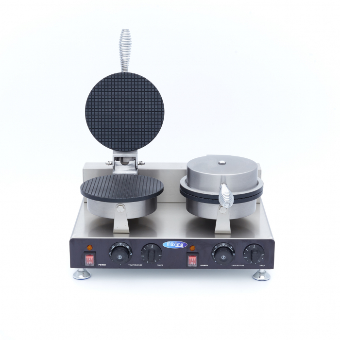 Aparat waffle Ice Cream Cone, 2 forme, 230V, 2,0 kW [7]