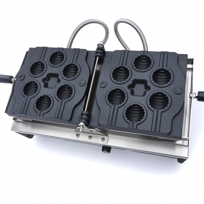 Aparat waffles, 6 forme Cake Pop, 230V, 1,2 kW [7]