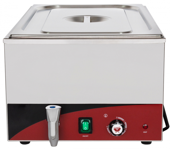 Bain Marie 1 GN1/1 cu robinet, de banc, 230V, 1,2kW, BBM-1 [3]