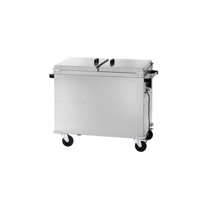 Bain Marie cu boiler dublu si capac rabatabil, 3 x GN1/1 - 200(h) mm, +30°C +90°C, 1300x680x1020(h) mm, CT1770 [2]