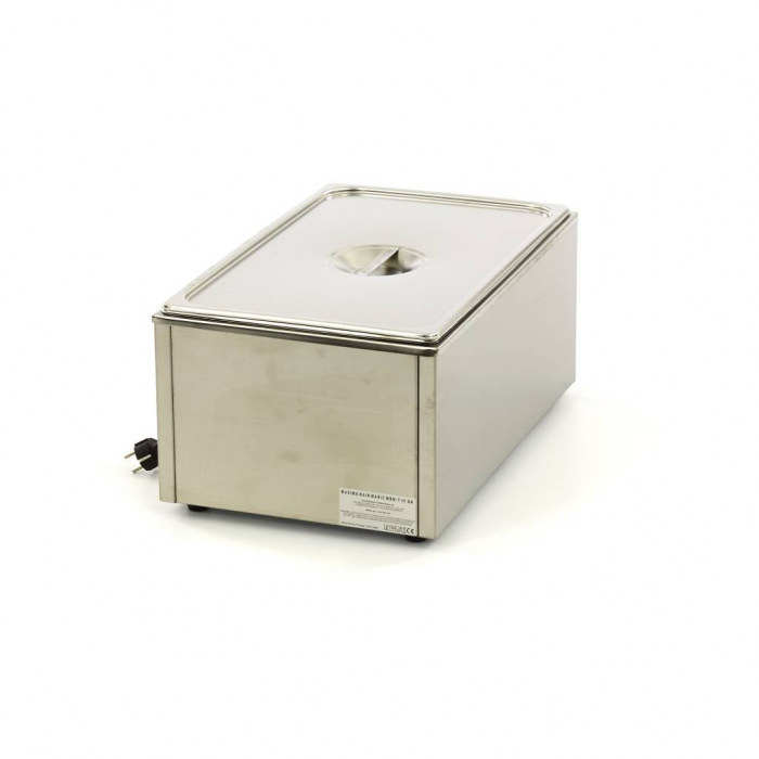 Bain Marie electric 1 x GN 1/1 cu capac si robinet, 230V, 1,2 kW [7]