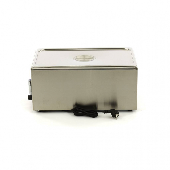 Bain Marie electric 1 x GN 1/1 cu capac si robinet, 230V, 1,2 kW [6]