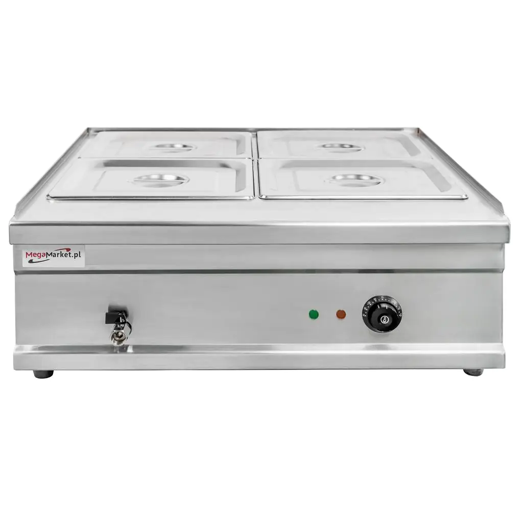 Bain-marie electric 4x1/2 GN, 1.6kW, robinet [2]
