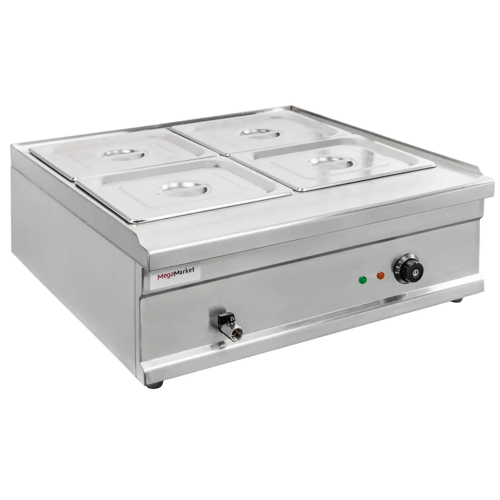 Bain-marie electric 4x1/2 GN, 1.6kW, robinet [3]