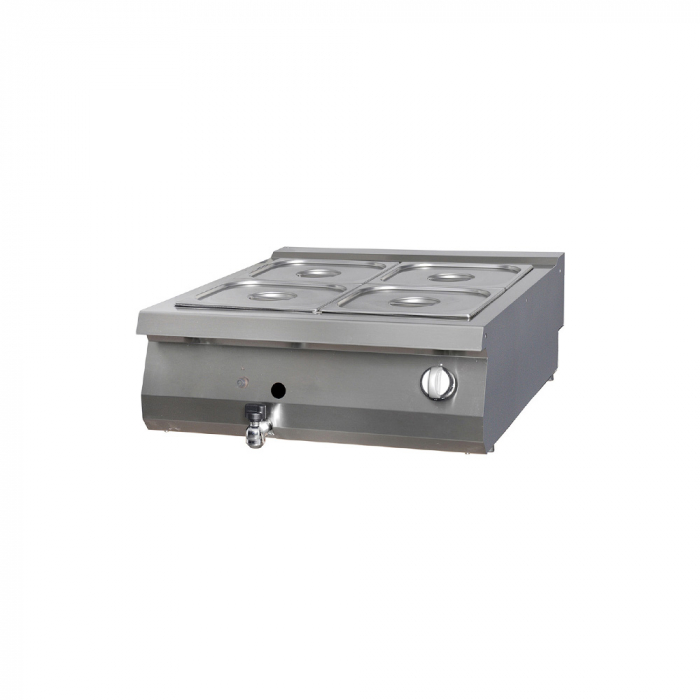 Bain Marie pe gaz dublu, 2 kW, 800x900x280 mm [2]