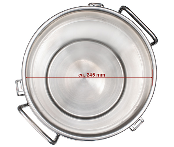 Bidon inox lapte,miere,ulei si alte produse alimentare 60 litri BMK-60 [4]