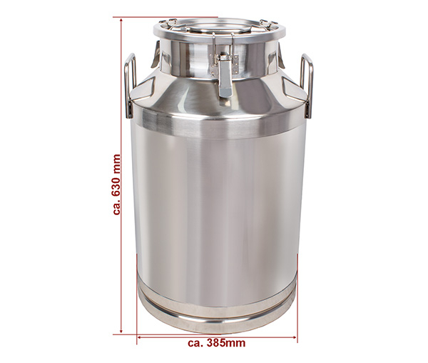 Bidon inox lapte,miere,ulei si alte produse alimentare 60 litri BMK-60 [2]