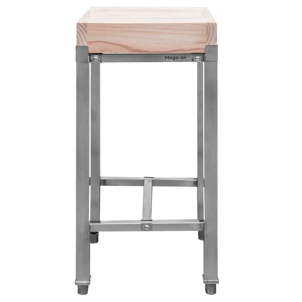 Butuc macelar lemn, 40x40x85cm [3]